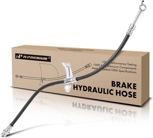A-Premium Front Passenger Brake Hydraulic Hose Compatible with Select Hyundai Models - Sonata 2011 2012 2013 2.4L, Gas only - Replace# 587323Q100 in Saudi Arabia