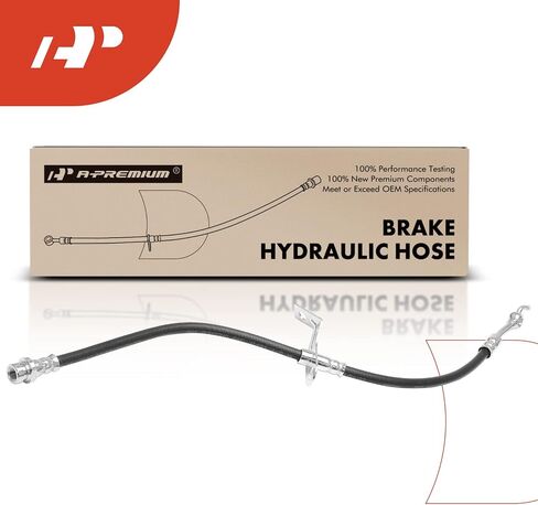 A-Premium Front Passenger Brake Hydraulic Hose Compatible with Select Hyundai Models - Sonata 2011 2012 2013 2.4L, Gas only - Replace# 587323Q100 in Saudi Arabia
