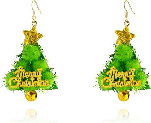 Christmas Earrings for Women Christmas Tree Bells Ugly Sweater Gingerbread Dangle Earrings Trendy Christmas Party Jewelry Stocking Stuffers Christmas Gifts 2024 in Saudi Arabia