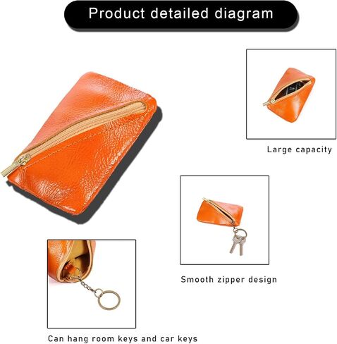 Car Key Case Holder Premium Genuine Leather Car Key Chain Holder Leather Key Holder Pouch in Kuwait