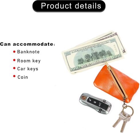 Car Key Case Holder Premium Genuine Leather Car Key Chain Holder Leather Key Holder Pouch in Kuwait