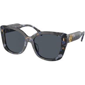 Tory Burch Sunglasses TY 7198 U 195787 Blue Tortoise Dark Grey