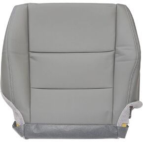 GXARTS Driver Side Bottom Lower Replacement Leather Seat Cover Gray #GR Compatible with Honda Accord 2008 2009 2010 2011 2012