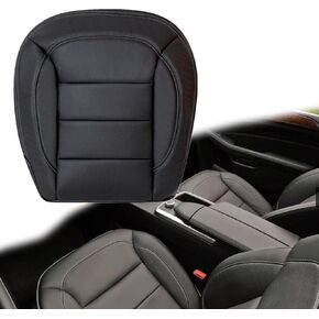 GXARTS Driver Side Bottom Replacement Leather Seat Cover Black Compatible with Mercedes Benz ML250 ML350 ML400 2012 2013 2014 2015