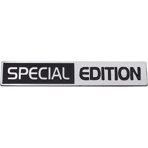 1x Special Edition Emblem 3D Auto Racing Sport Badge Rear Trunk Sticker Side Fender Decal Nameplate (Chrome Black)
