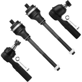 SCITOO 4pcs 4WD Front Suspension Kit Inner Outer Tie Rod End Fit 1997-1999 for Dodge Dakota 1998-1999 for Dodge for Durango