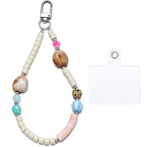 Cosace Phone Wrist Strap Acrylic Phone Charms Strap Detachable Cell Phone Lanyard with Tether Tab Wrist Strap for Phone Case
