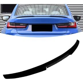 Rear Trunk Wing Spoiler for BMW G20 3 Series G80 M3 M4 Style 2019-2024 330i M340i 4 Door Sedan Trunk Lid Wing Spoiler Glossy Black