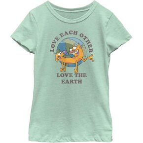 Nickelodeon Catdog Cat Dog Earth Girls Short Sleeve Tee Shirt