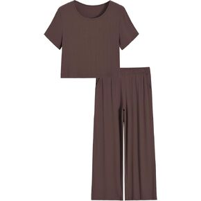 Latuza Women's Petite Lounge Set Petite Length 2 Piece Outfits