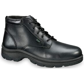 Thorogood Soft Streets Chukka Boots for Women - Premium Black Leather with Comfort Insole and Slip-Resistant Outsole; Berry Compliant and Postal Certified