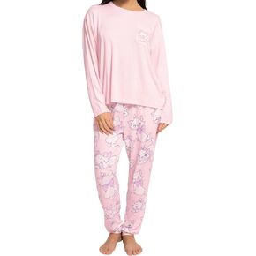 Disney PJs For Women | Aristocats Pajamas | Women's Pajama Sets | Womens Pajama Set | Soft PJ Set | Sizes X-Small To X-Large