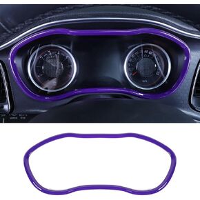 Dashboard Meter Panel Frame Cover Trim Fit for 2015-2024 Dodge Challenger Interior Decoration Accessoriesl(Green)