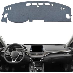 KEYOOG Dashboard Cover Dash Mat Fit for Ni-ssan Altima 2024-2019 (L34 Body Code,Without HUD Models),Car Dash Board Mat Anti-Glare Carpet,Non-Slip Pad Sunshield Protector (Grey)