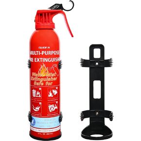 Fire Extinguisher for Home, 4 Pack Versatile 8-in-1 Vehicle Fire Extinguisher for A B C K Fires, Easy to Use Extinguisher with Mount for Kitchen/Boat/Garage