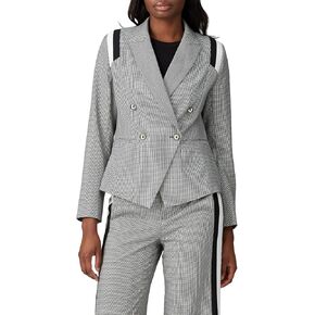 Great Jones Rent The Runway Pre-Loved Plaid Varsity Stripe Blazer