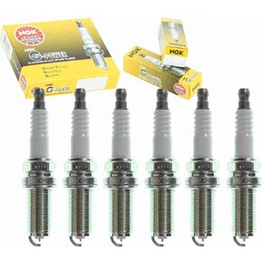 6 pc NGK G-Power Spark Plugs compatible with Nissan Frontier 4.0L V6 2005-2019