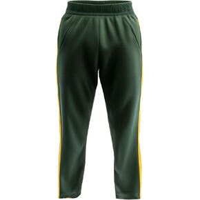 Men's Workout Pants - Polyester Jogging Pants - Brushed Tricot Mens Warm Up and Active Pants