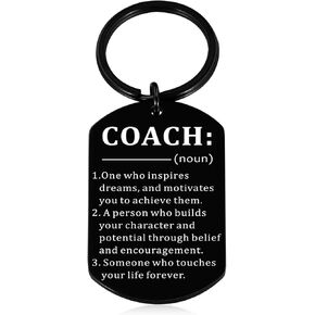 Coach Gifts, Stocking Stuffers for Coach, Coach Gifts for Men Women, Appreciation Gifts for Coach, Football Coach Gifts, Coach Accessories, Keychain Gifts for Baseball Soccer Softball Basketball Coach
