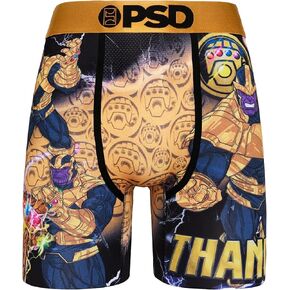 PSD Men's Thanos Boxer Briefs, Multi, M