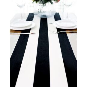 Letjolt Striped Place Mats Set of 4 Cotton Placemats Farmhouse Party Table Decor Dining Table Place Mats for Kitchen