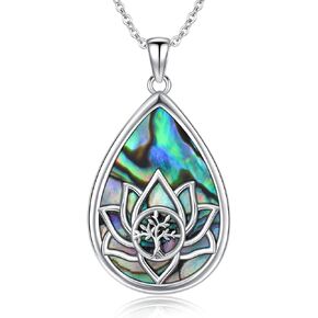 Sobriety Gifts Necklace for Women 925 Sterling Silver AA/Na Neckalce Healing Recovery Pendant Spiritual Jewelry Sobriety Gifts