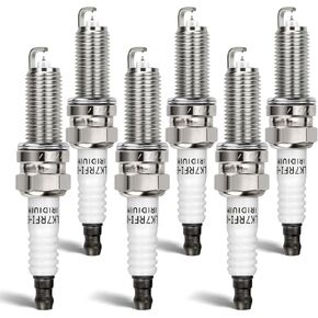 95983 Double Iridium Spark Plug Compatible with MERCEDES-BENZ C250 C300 C350 CL550 CLK350 CLS550 E300 GL450 GL550 ML350 ML450 S350 S400 S450 Dodge Sprinter Set of 6