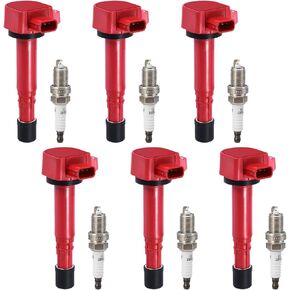 Pindex 8 Pack Ignition Coils and Iridium Spark Plugs,UF510 5018 Coil Pack Kits Compatible with Nissan Infiniti Armada Titan Pathfinder QX56 NV2500 NV3500 5.6L