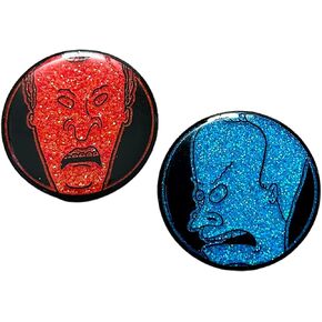 Zen Monkey Studios x Beavis and Butt-head Collectible Enamel Glitter Pinset