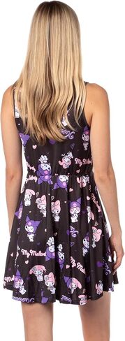 Sanrio Hello Kitty Women's All Over Print Tank Top Adult Casual Summer Spring A-Line Skater Dress in Saudi Arabia