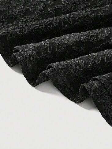 Women's Cute Plus Size Jacquard Bow Front Sleeveless Wide Strap High Waist Slim Fit Cami Dress A Line Dresses in Kuwait