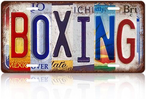 Vintage Sport Metal Tin Sign Bowling License Plate Wall Decor for Home Cafe Bar Pub 12 x 6 Inches in Saudi Arabia