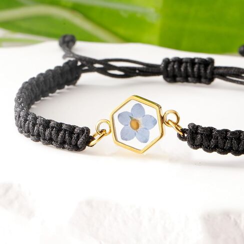 PARTNER Miscarriage Jewelry Gifts for Women Forget Me Not Seed Memorial Bracelets Embryo Loss Keepsake Gifts for Pregnancy Loss Grief Sympathy Bracelet Gift for Women in Saudi Arabia