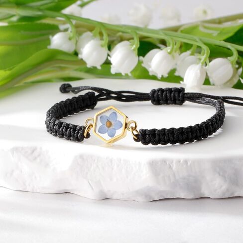 PARTNER Miscarriage Jewelry Gifts for Women Forget Me Not Seed Memorial Bracelets Embryo Loss Keepsake Gifts for Pregnancy Loss Grief Sympathy Bracelet Gift for Women in Saudi Arabia