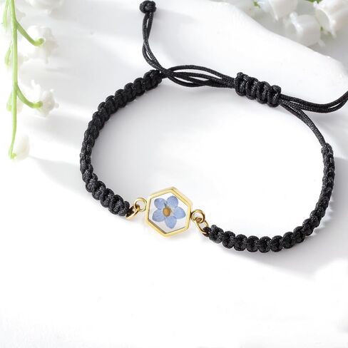 PARTNER Miscarriage Jewelry Gifts for Women Forget Me Not Seed Memorial Bracelets Embryo Loss Keepsake Gifts for Pregnancy Loss Grief Sympathy Bracelet Gift for Women in Saudi Arabia