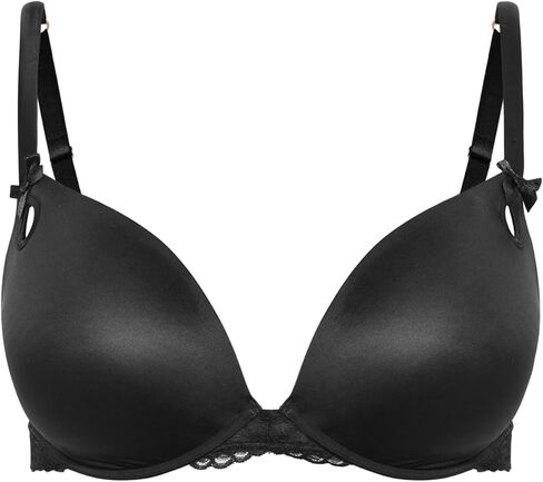 Plus Size MOUNIA Push UP Bra in Black in Saudi Arabia