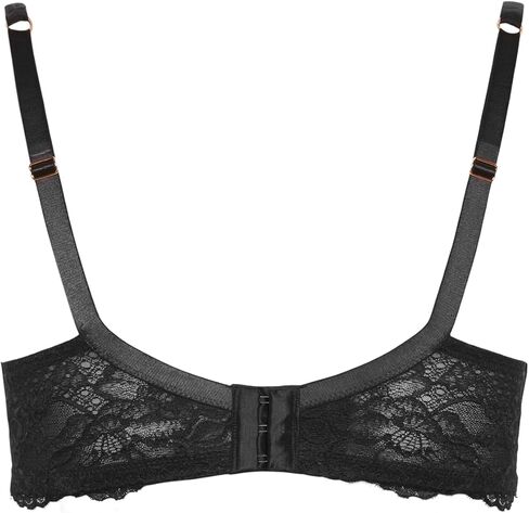 Plus Size MOUNIA Push UP Bra in Black in Saudi Arabia