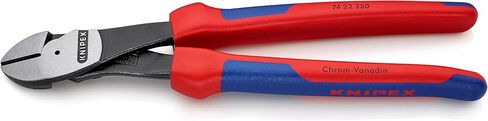 KNIPEX 74 22 200 Comfort Grip High Leverage Angled Diagonal Cutter, 8-Inch, Angled, Comfort Grip in Kuwait