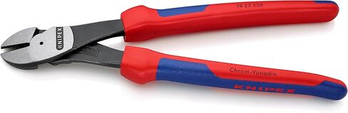 KNIPEX 74 22 200 Comfort Grip High Leverage Angled Diagonal Cutter, 8-Inch, Angled, Comfort Grip in Kuwait