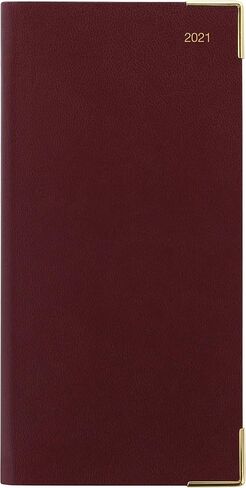 Letts of London Classic Slim Week لعرض المخطط مع المخططين الشهريين، بطول 8.63 بوصة، باللون العنابي، واللوازم المكتبية والمدرسية in Saudi Arabia
