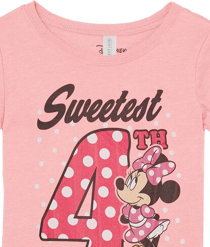 Disney Girl's Sweet 4th Birthday T-Shirt in Kuwait