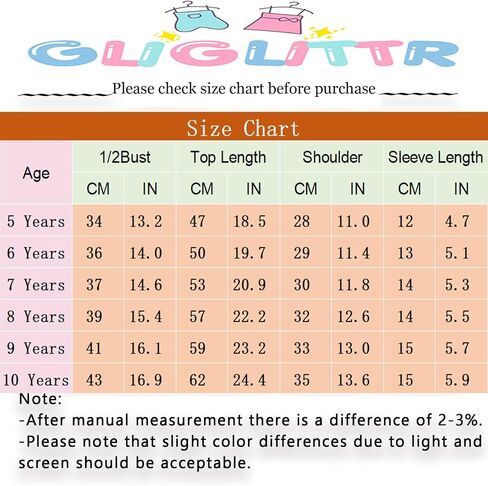 Girl Birthday Shirt 5th 6th 7th 8th 9th 10th Birthday Girl T-Shirt Kid Bday Party Outfit Embroidery Shirt Top 5-10Y in Saudi Arabia
