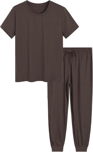 Latuza Women's Petite Pajama Sets Short Length 2 Piece Cotton Sleepwear in Kuwait