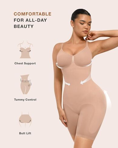 Lover-Beauty Shapewear Tummy Control Bodysuit Butt Lifting Seamless Body Shaper for Women Waist Trainer Comfortable Wearing in Kuwait