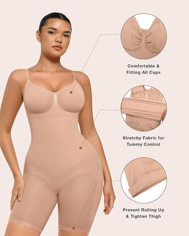 Lover-Beauty Shapewear Tummy Control Bodysuit Butt Lifting Seamless Body Shaper for Women Waist Trainer Comfortable Wearing in Kuwait