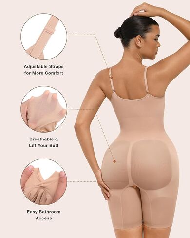 Lover-Beauty Shapewear Tummy Control Bodysuit Butt Lifting Seamless Body Shaper for Women Waist Trainer Comfortable Wearing in Kuwait