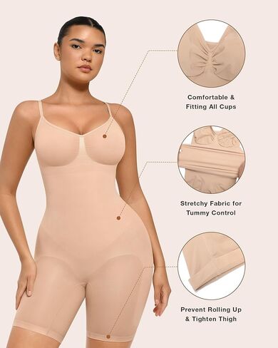 Lover-Beauty Shapewear Tummy Control Bodysuit Butt Lifting Seamless Body Shaper for Women Waist Trainer Comfortable Wearing in Kuwait