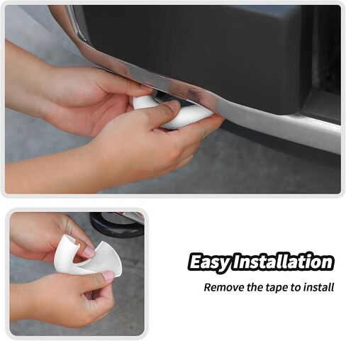 JeCar White Bumper Tow Hook Protector Covers Fit for Ford F150 Trailer Hitch Cover for F150 2009-2024 in Saudi Arabia