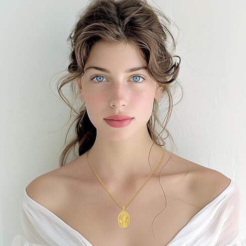 Hecate Necklace 925 Sterling Silver Goddess of Witches of Magic Hekate Pendant Necklace Ancient Greek Mythology Night of Hekate Moon Amulet Jewelry for Women Men in Kuwait