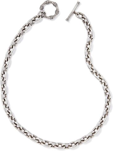 Kendra Scott Women's Maura Chain Necklace Vintage Silver White Crystal One Size in Saudi Arabia